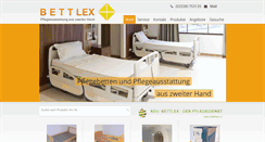 Desktop Screenshot of bettlex.de