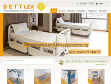 Tablet Screenshot of bettlex.de